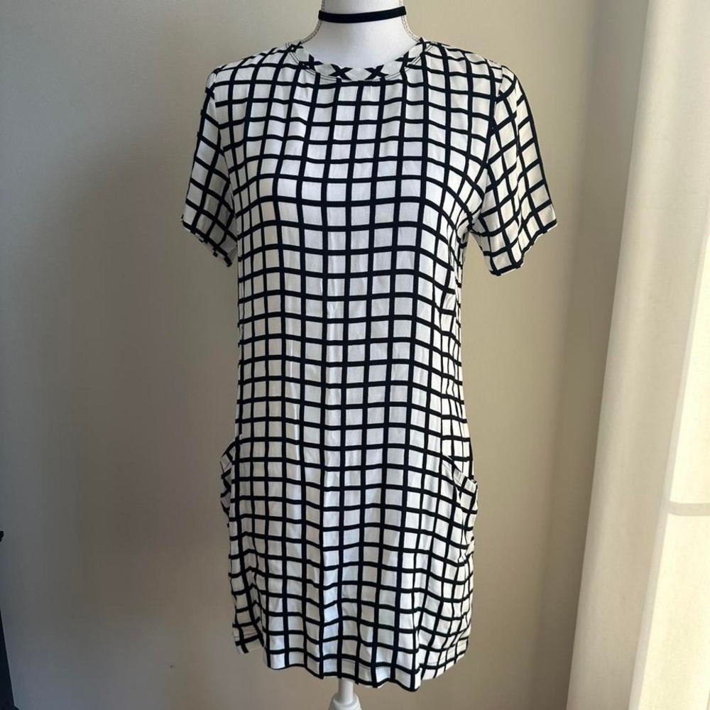 Abercrombie & Fitch checkered black and white womens dress size‎ XS